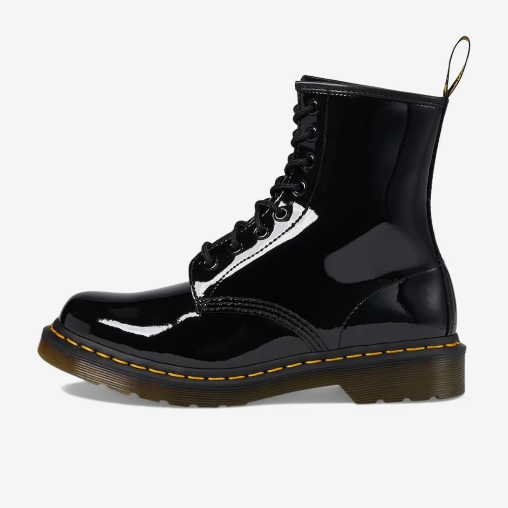 Dr. Martens Black Patent Leather Boots
